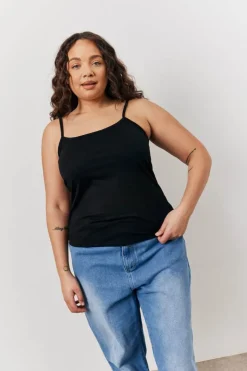 Outlet In The Style 2 Pack Cami Top Monochrome