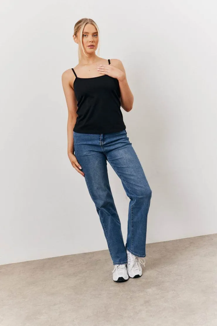 Outlet In The Style 2 Pack Cami Top Monochrome