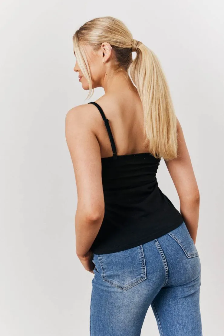 Outlet In The Style 2 Pack Cami Top Monochrome