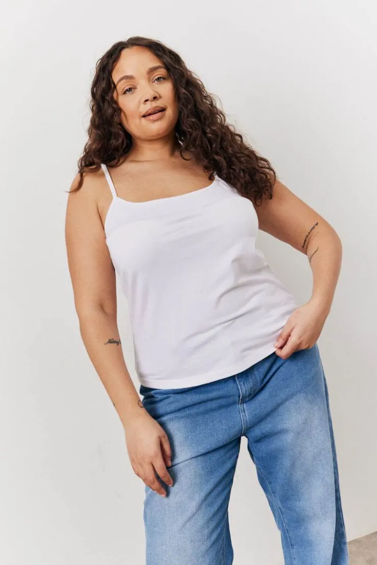 Outlet In The Style 2 Pack Cami Top Monochrome