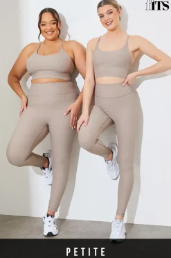 Outlet Fits Active Sculpt Ribbed Sports Leggings Mocha