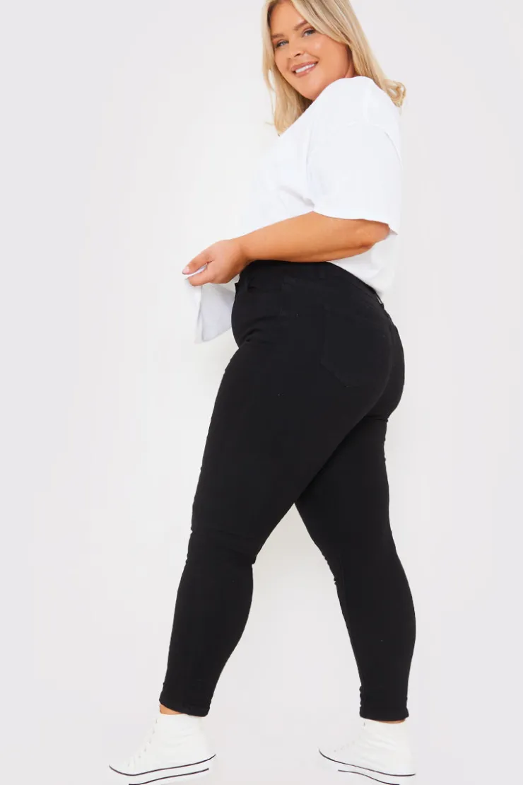 Best In The Style Adjustable Skinny Jeans Black