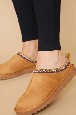 In The Style Aztec Faux Suede Shoe