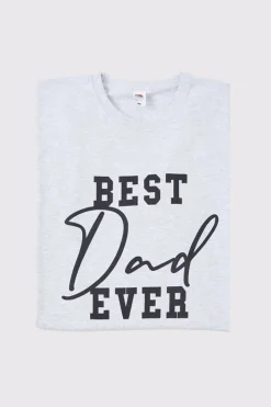 In The Style Best Dad Ever T-Shirt Grey
