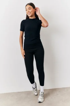 Sale In The Style 2 Pack Jersey Legging Black