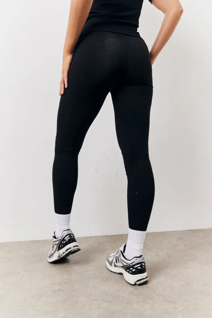Sale In The Style 2 Pack Jersey Legging Black