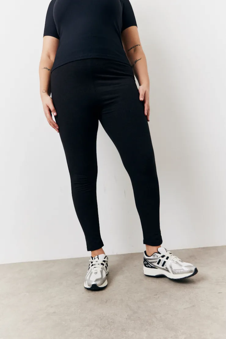 Sale In The Style 2 Pack Jersey Legging Black
