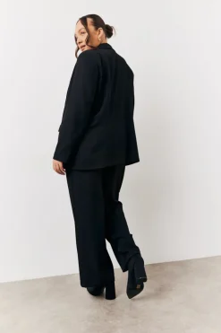 Discount In The Style Relaxed Pocket Detail Blazer Black