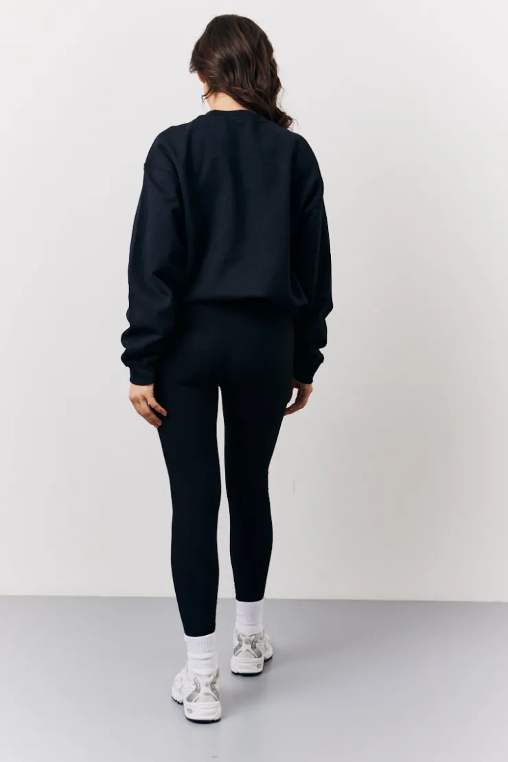 Outlet In The Style Team Bride Slogan Sweatshirt Black