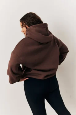 Sale In The Style Oversized Hoodie Brown