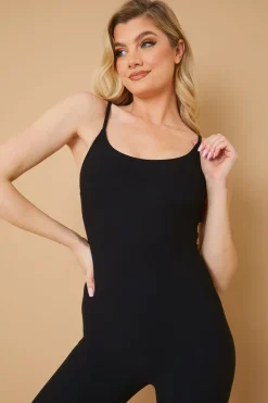 Sale Fits Built-In Bra Strappy Sculpt and Control Unitard