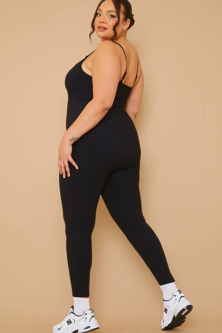 Sale Fits Built-In Bra Strappy Sculpt and Control Unitard