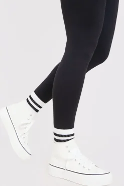 Discount In The Style Canvas High Top Trainers