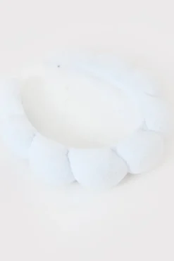 Outlet In The Style Chunky Cushion Headband White