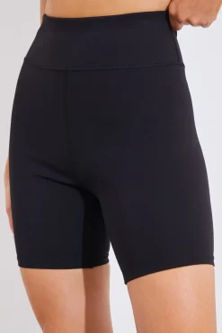 Hot In The Style Contour High Waisted Cycling Shorts Black