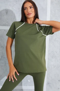 In the Style Contrast Active T-Shirt