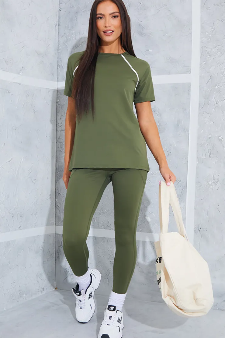 In the Style Contrast Active T-Shirt