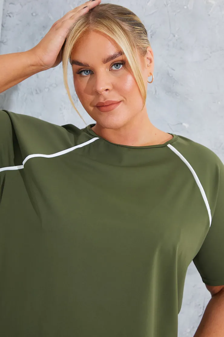 In the Style Contrast Active T-Shirt