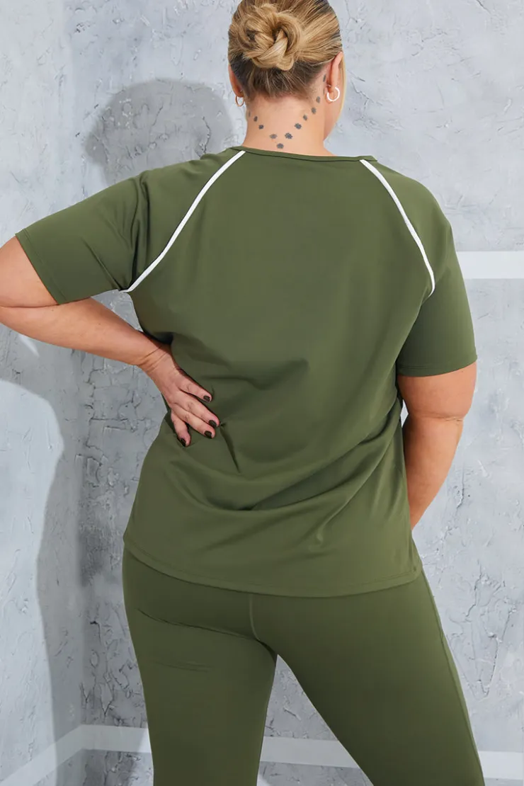 In the Style Contrast Active T-Shirt