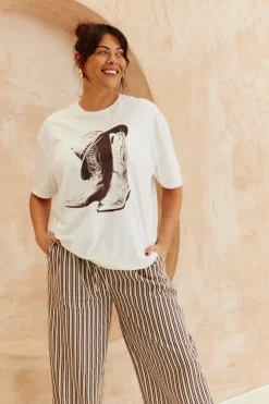 Best In The Style Cowboy Hat And Boots Graphic T-Shirt White