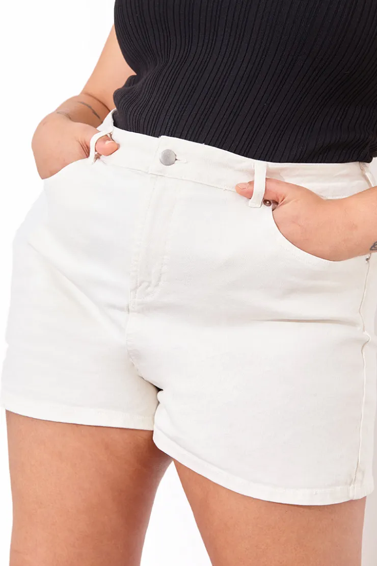Clearance Fits Denim Mom Short