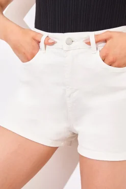 Clearance Fits Denim Mom Short