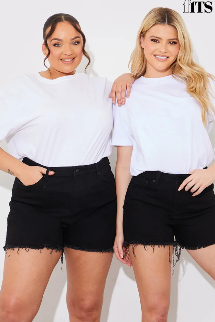 Hot Fits Denim Short Black