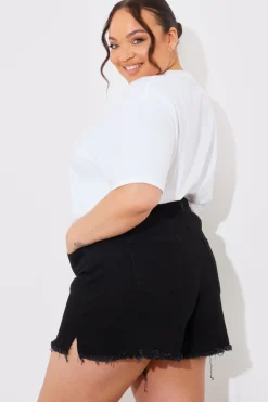 Hot Fits Denim Short Black