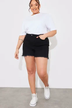 Hot Fits Denim Short Black