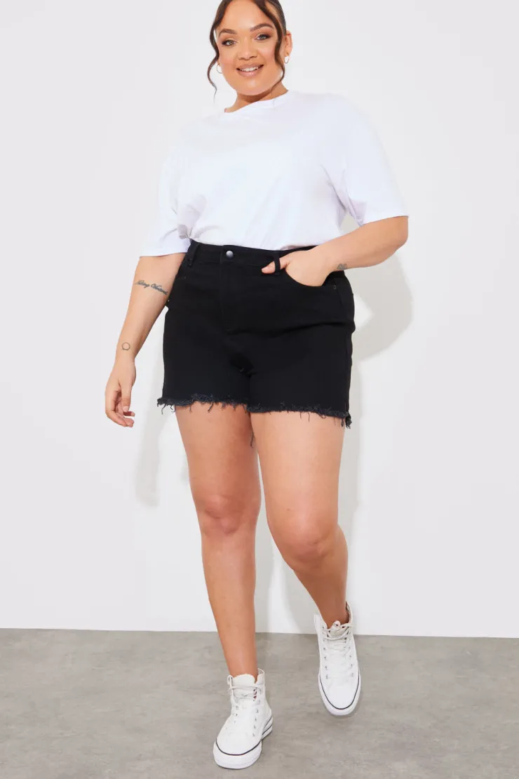 Hot Fits Denim Short Black