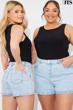 Sale Fits Denim Short Blue