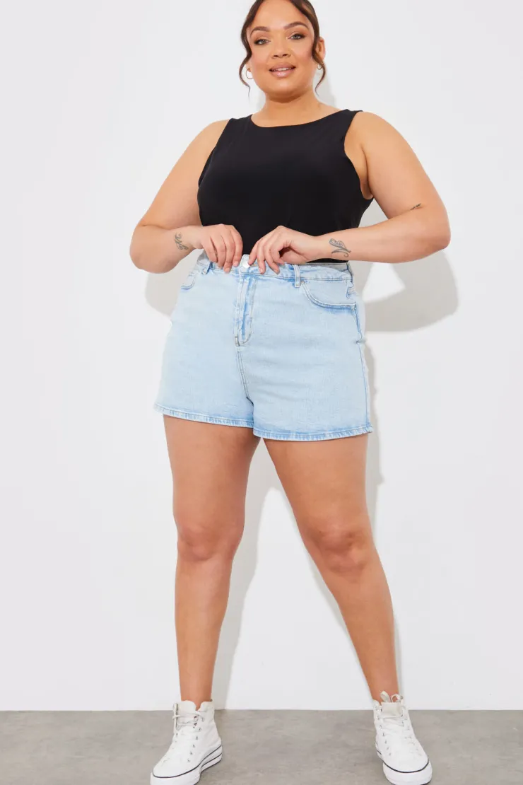 Sale Fits Denim Short Blue