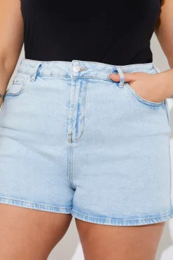 Sale Fits Denim Short Blue