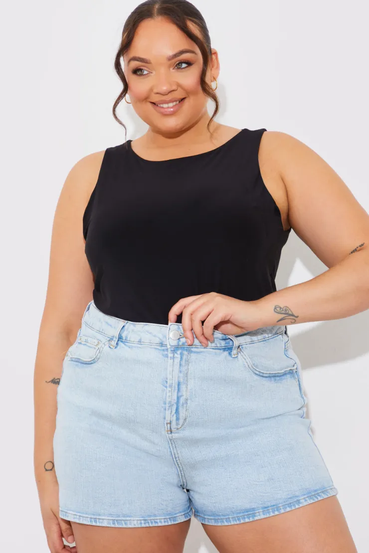 Sale Fits Denim Short Blue