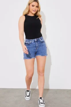 Fits Denim Short Blue