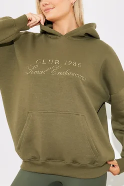 Outlet In The Style Embroidered Club 1986 Jersey Hoodie
