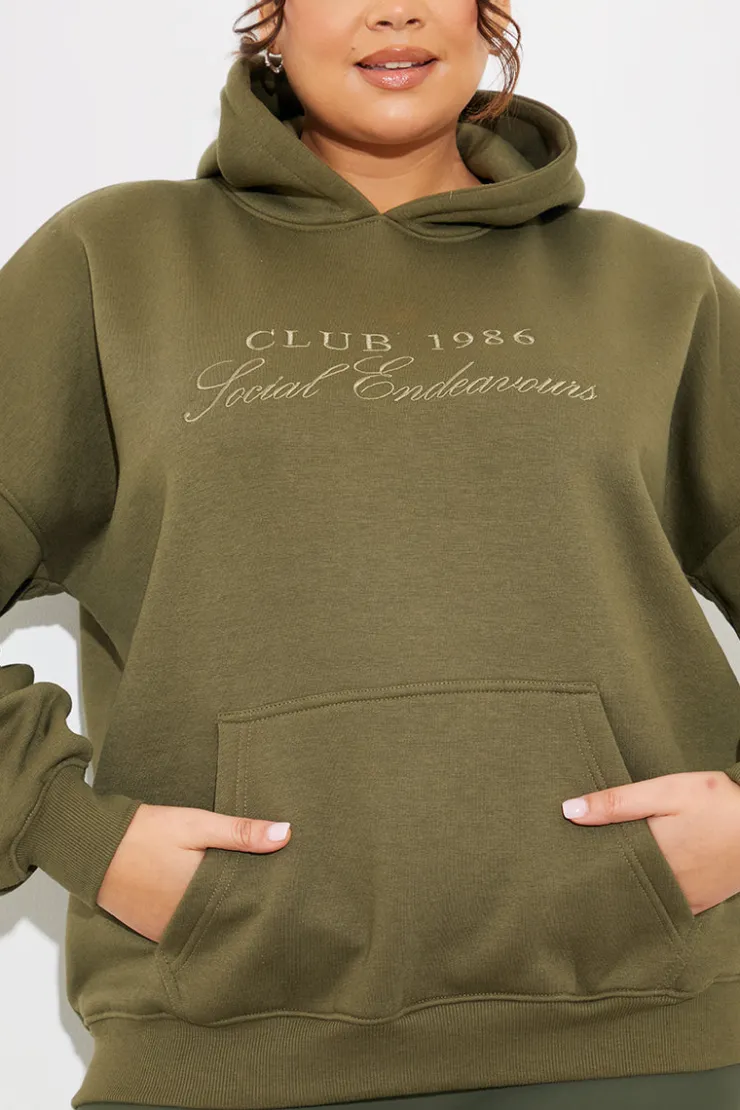 Outlet In The Style Embroidered Club 1986 Jersey Hoodie