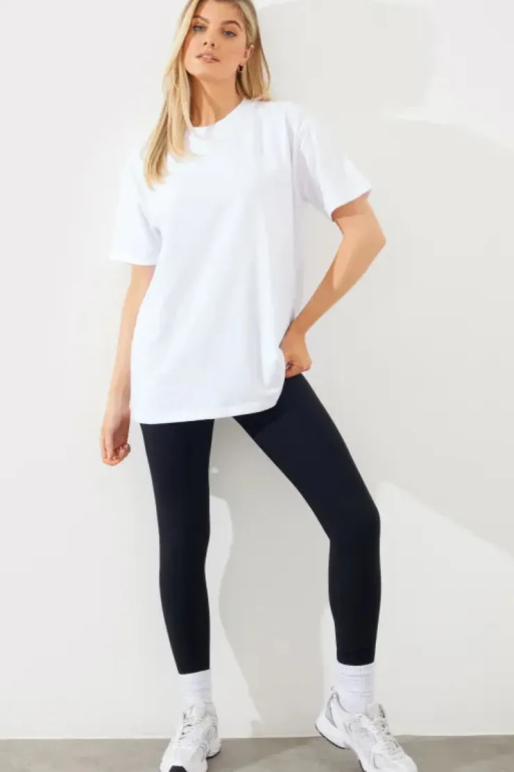 Discount Fits Embroidered Jersey Crew Neck T-Shirt