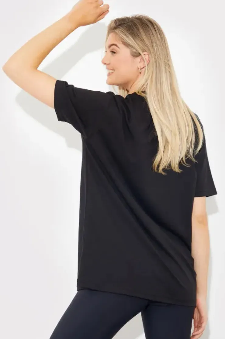Discount Fits Embroidered Jersey Crew Neck T-Shirt