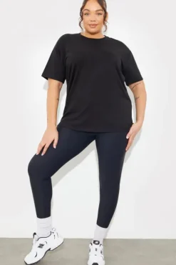 Discount Fits Embroidered Jersey Crew Neck T-Shirt