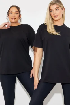 Discount Fits Embroidered Jersey Crew Neck T-Shirt