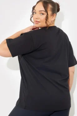 Discount Fits Embroidered Jersey Crew Neck T-Shirt