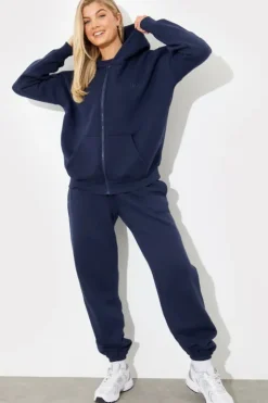 In the Style Embroidered Zip Up Jersey Jacket