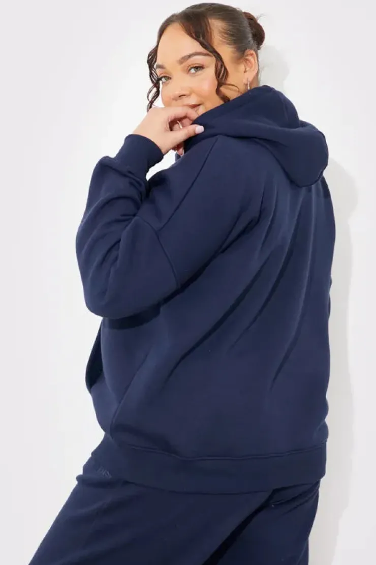 In the Style Embroidered Zip Up Jersey Jacket