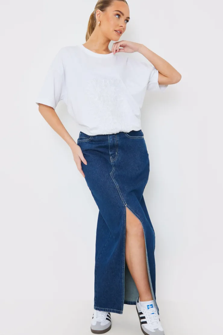 Best In the Style Emroidered T-Shirt White