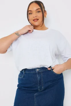 Best In the Style Emroidered T-Shirt White
