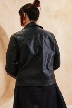 Best In the Style Faux Leather Biker Jacket