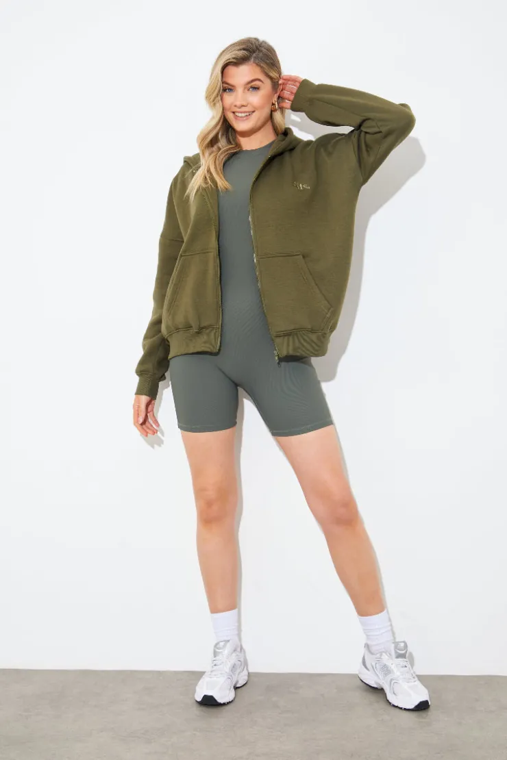 Sale In the Style FITS EMBROIDED ZIP UP JERSEY JACKET