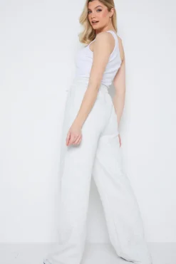 Clearance Fits Fleeceback Straight Leg Jogger Grey