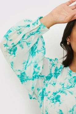 Hot In The Style Floral Playsuit GREEN